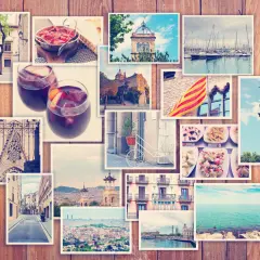 Inspiracja na jak zrobić tapetę z kilku zdjęć: Barcelona w obiektywie – od architektury po smaki.
